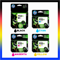 
              4 x Genuine HP 934XL 935XL Ink Cartridge C2P23AA - C2P26AA (1BK 1C 1M 1Y)
            
