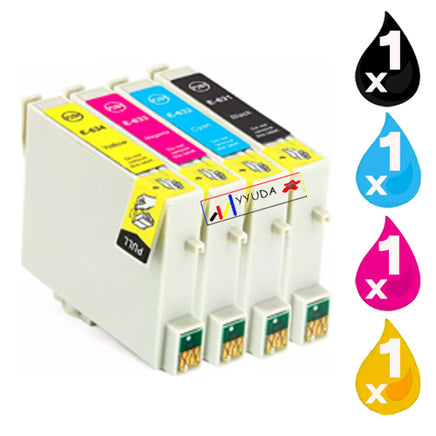 4 x Compatible Epson T0621, T0632 - T0634 Ink Cartridge