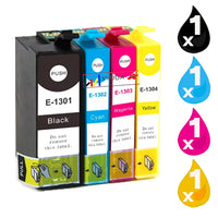 
              4 x Compatible Epson T1301 - T1304 Ink Cartridge
            