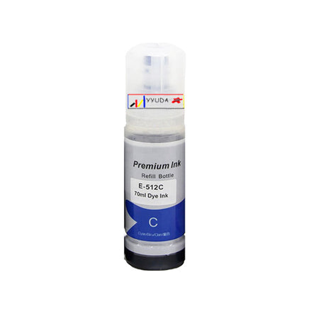 1 x Compatible Epson T512 Cyan Ink Bottle C13T00H292