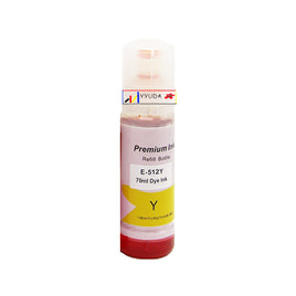 1 x Compatible Epson T512 Yellow Ink Bottle C13T00H492