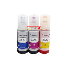 3 x Compatible Epson T512 CMY Colour Ink Bottle