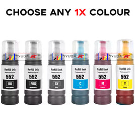 Choose Any 1 x Compatible Epson T552 Ink Bottle