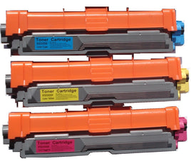 3 x Compatible Brother TN-255 Colour Toner Cartridge (1C 1M 1Y)