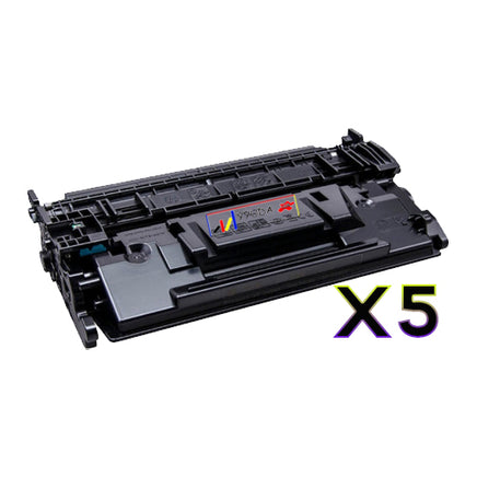 5 x Compatible Canon CART052H High Yield Black Toner Cartridge CART-052H