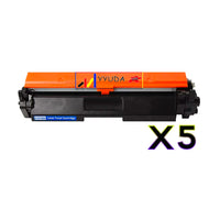 
              5 x Compatible HP 30X Black Toner Cartridge CF230X
            