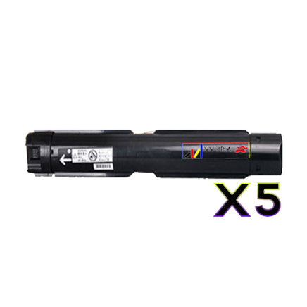 5 x Compatible Fuji Xerox Black Toner Cartridge CT201911