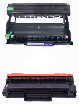 2 x Compatible Brother TN2450 Toner Cartridge + 1 x Compatible DR2425 Drum Unit