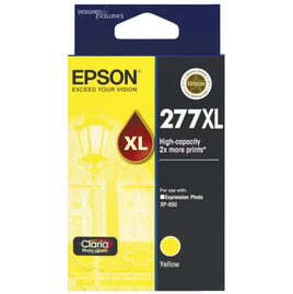 1 x Genuine Epson 277XL Yellow Ink Cartridge C13T278492 - 740 Pages