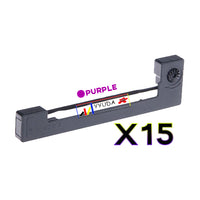 
              15 x Compatible Epson ERC09 Purple Ribbon Cartridge
            
