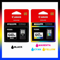 
              2 x Genuine Canon PG-640XL CL-641XL Ink Cartridge (1BK 1CL)
            