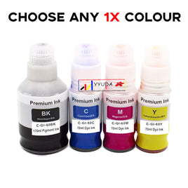 Choose Any 1 x Compatible Canon GI60 Ink Bottle