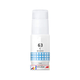 1 x Compatible Canon GI63 Cyan Ink Bottle