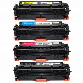 8 x Compatible HP 128A Toner Cartridge CE320A - CE323A (2BK 2C 2M 2Y)