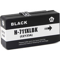 
              5 x Compatible HP 711XL Black Ink Cartridge CZ133A / 3WX01A
            