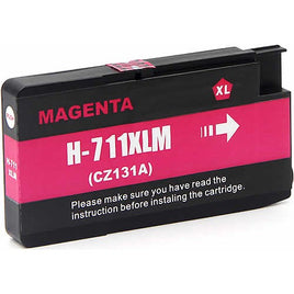 1 x Compatible HP 711XL Magenta Ink Cartridge CZ131A
