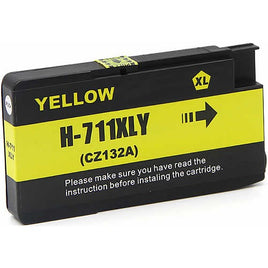 1 x Compatible HP 711XL Yellow Ink Cartridge CZ132A
