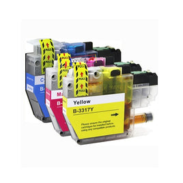 3 x Compatible Brother LC3317 CMY Colour Ink Cartridge (1C 1M 1Y)
