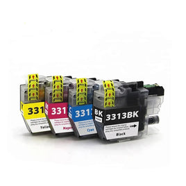 4 x Compatible Brother LC3313 Ink Cartridge LC-3313 (1BK 1C 1M 1Y)