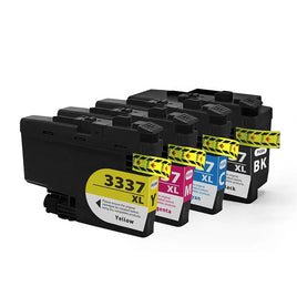 5 x Compatible Brother LC3337 High Yield Ink Cartridge LC-3337 (2BK 1C 1M 1Y)