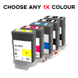 Choose Any 1 x Compatible Canon PFI-102 Ink Cartridge