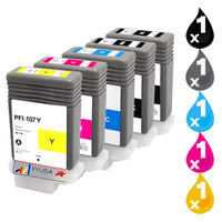
              5 x Compatible Canon PFI-107 Ink Cartridge
            
