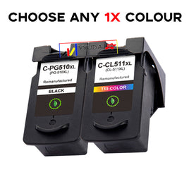 Choose Any 1 x Compatible Canon PG-510 CL-511 Ink Cartridge