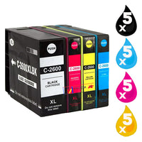 
              20 x Compatible Canon PGI-2600XL Ink Cartridge
            