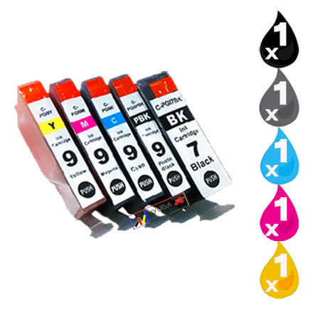 5 x Compatible Canon PGI-7 PGI-9 Ink Cartridge