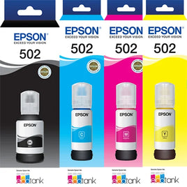 1x Genuine Epson T502 EcoTank Ink Bottle C13T03K192 - C13T03K492
