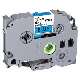 1 x Compatible Brother TZe531 Black Text on Blue Label Tape TZe-531