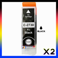 
              2 x Compatible Epson 273XL High Yield Black Ink Cartridge C13T274192
            